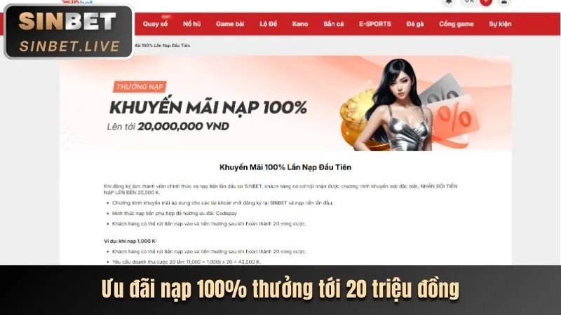 Các chương trình khuyến mãi hấp dẫn của vu88